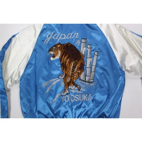 Hoshihime Japan TIGER Embroidered Sukajan Souvenir Bomber